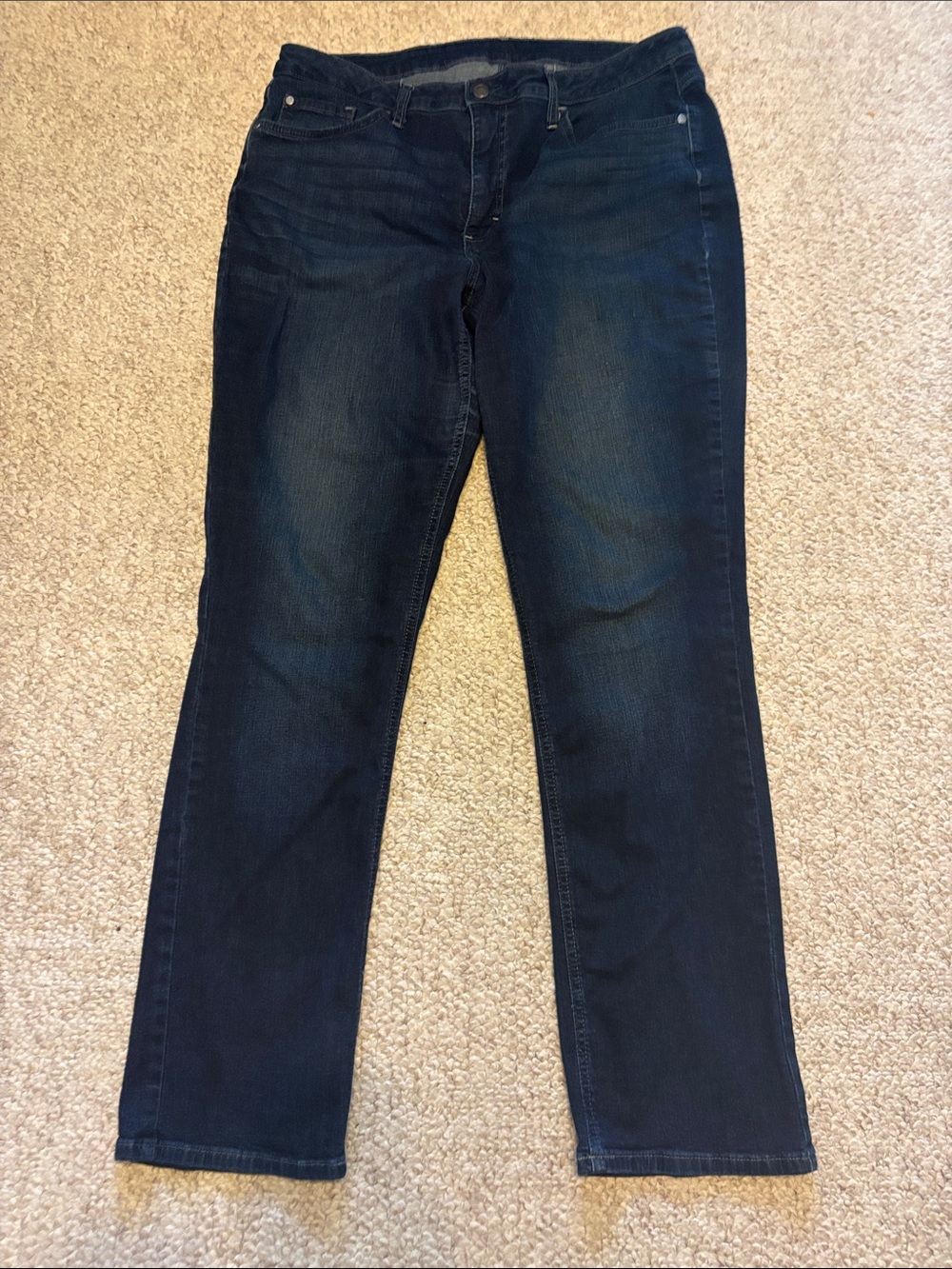 Lee Women's Dark Blue Straight-Leg Jeans